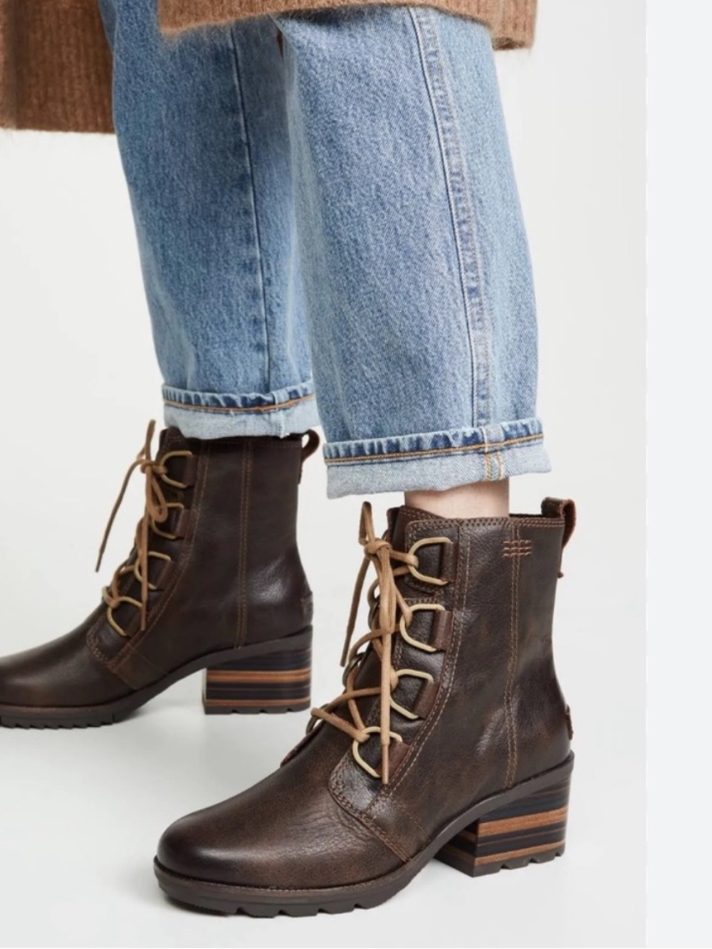 Sorel Women’s Cate Lace Bootie Brown